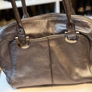 B Makowsky Leather Shoulder Bag